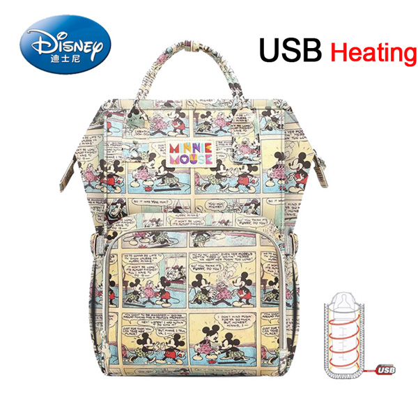 Disney Diaper Bag with USB Bottle Warmer